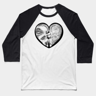 Heart Kittens Baseball T-Shirt